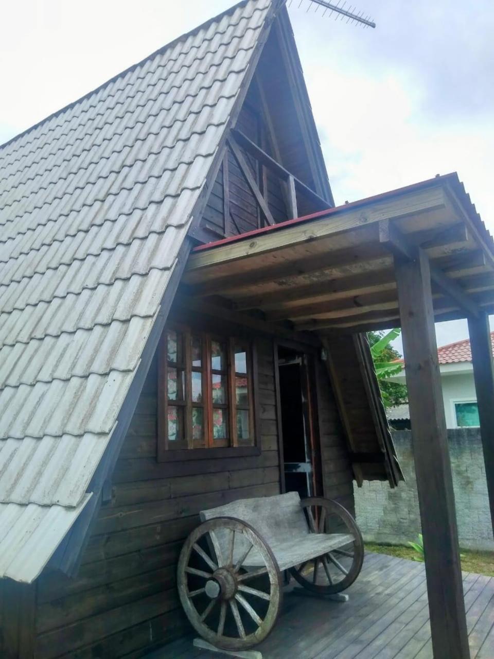 Cabana Aroeira 8 Min Da Guarda Do Embau Palhoça Εξωτερικό φωτογραφία